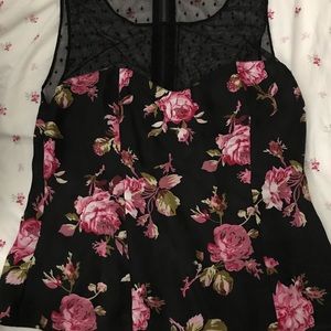 Floral tank top